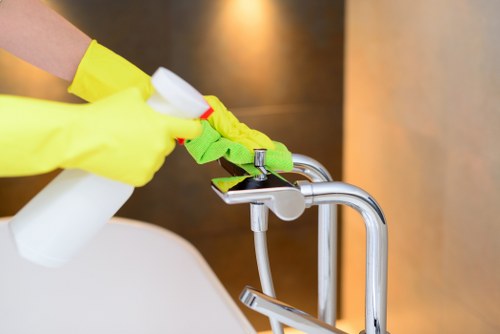 Kitchen deep cleaning focusing on appliances, counters, and grease removal