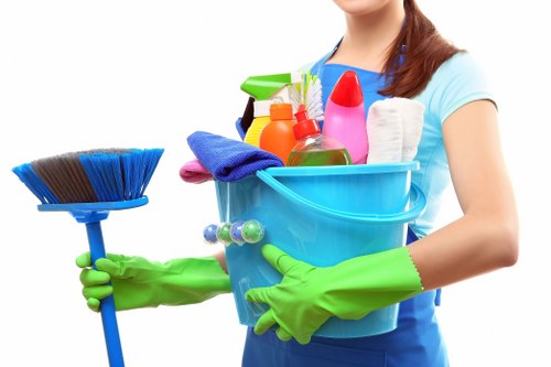 Deep cleaning preparation for a vacation rental